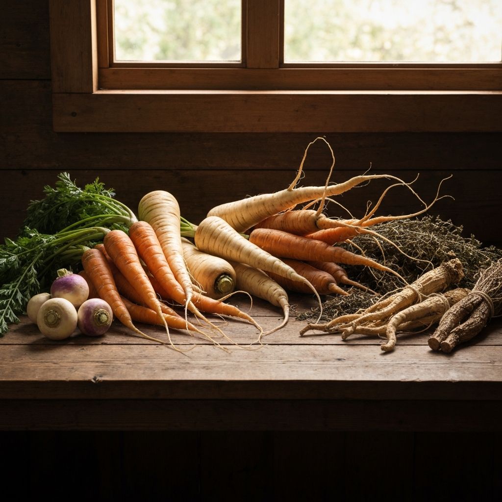 Traditional root preparation on wood